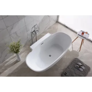 Ванна из искусственного камня Timo Lumi LUMI1770 175x90 см белый